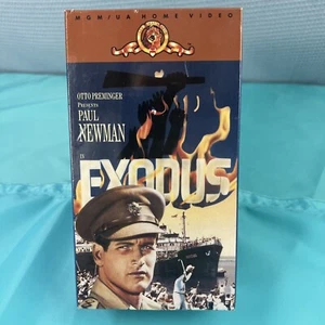 π₯1960 Exodus SEALED 1992 VHS 2 Tapes Paul Newman Otto Preminger Peter Lawford - Picture 1 of 7