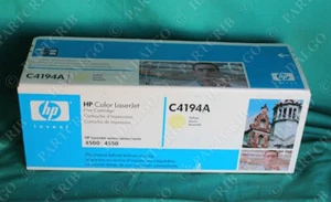 HP Hewlett Packard, C4194A, HP Laser Jet Print Cartridge Yellow Genuine Original - Picture 1 of 2