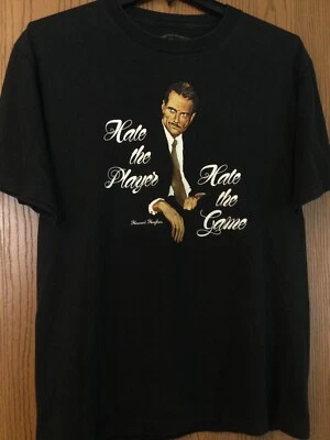 Howard Hughes - "Odio al jugador - Odio el juego" - Camisa negra - L - Dorado Acapulco Foto 1 de 3