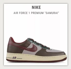 Nike Air Force 1 Low Premium Trainer Samurai Edition UK 8.5 Super Rare ✨ 2006 - Picture 1 of 12