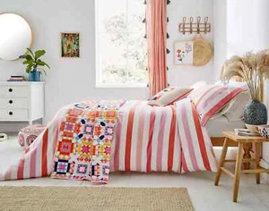 Joules Faro Set di Biancheria da Letto a Strisce Multi - Foto 1 di 1