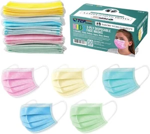50 Stück Cubrebocas Para Niñas y Niños Desechables 3-Capa Protectora Máscaras - Bild 1 von 6
