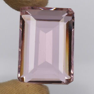 Large Pink Kunzite 88.30 Ct. Emerald Faceted Cut Loose Gemstone 4 Ring & Pendant