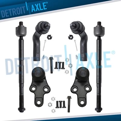 Juntas esféricas inferiores dianteiras extremidades de haste de amarração para 2014 - 2018 Ford Focus Transit Connect - Imagem 1 de 4