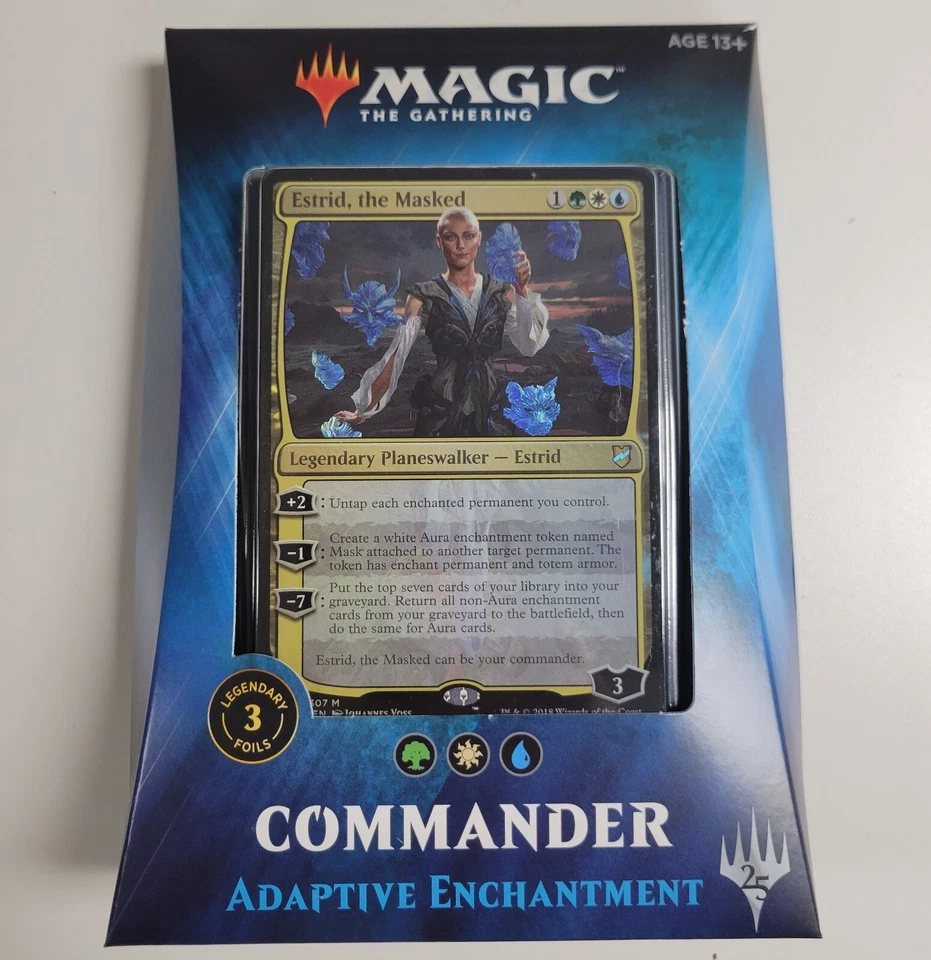 Magic the Gathering Commander 2018 ADAPTIVE ENCHANTMENT ENGLISH Sealed WOTC - Image 1 of 1