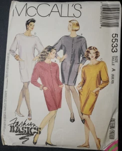McCall's 5533 Misses Dresses Size 6, 8, 10. UNCUT - Picture 1 of 5