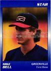 1989 Star Greenville Braves Mike Bell #34 VgEx