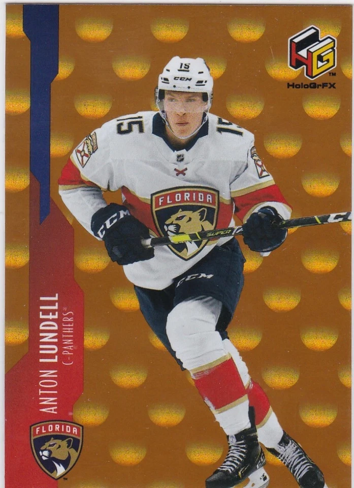 2021-22 Upper Deck Extended Series - HoloGrFX Rookies Gold #HG-3 Anton Lundell - Image 1 of 1
