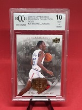 2009-10 Michael Jordan Upper Deck MJ Legacy Collection Gold #25 BCCG 10 Mint 🔥
