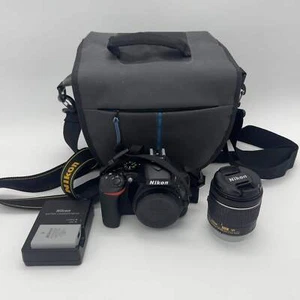 Nikon D5600 24MP Digital SLR DSLR Camera 4.2K Shutter Count with 18-55mm Lens - Picture 1 of 14