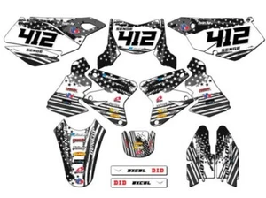 2005-2023 DRZ 400 MERICA Grey Senge Graphics Kit Compatible with Suzuki - Picture 1 of 10