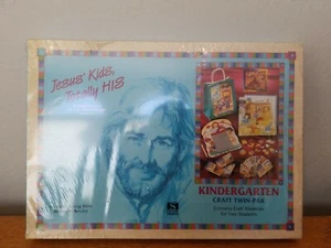 Vintage 95 Jesus Kids Totally His Kindergarten Craft Twin Pak Heroes in Service - Picture 1 of 6