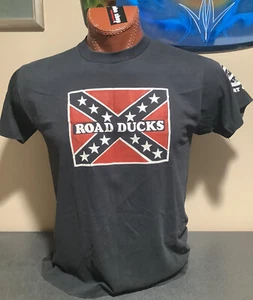 Original 1980's Vintage Road Ducks 50/50 poly cotton t-shirt sz. XL Screen Stars - Picture 1 of 6