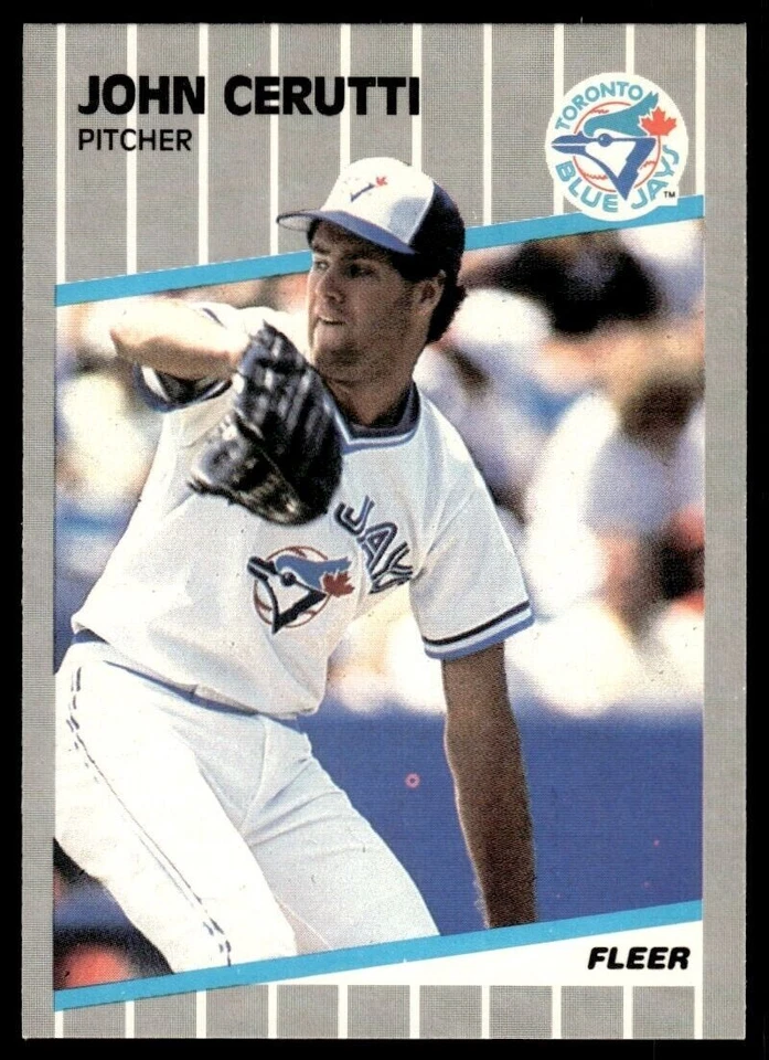 1989 Fleer   #228  John Cerutti    Pitcher   Toronto Blue Jays  FREE shipping - Image 1 of 1