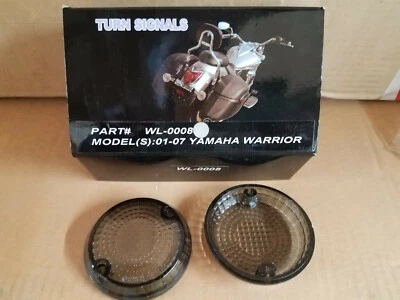 Yamaha WARRIOR Cruisers SMOKE Turn SIgnal Lens  2 Pair - Image 1 of 2