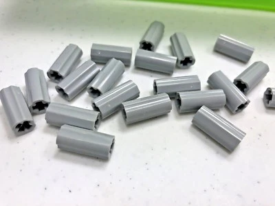 LEGO Technic Axle Connector 2L Smooth with x Hole + Orientation 6538c LBG x20 - Image 1 of 4