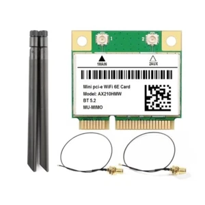 AX210 AX210HMW 5374Mbps WIFI 6E 2.4/5/6G Tri-band Etherne Wireless Card Wifi6e - Picture 1 of 3