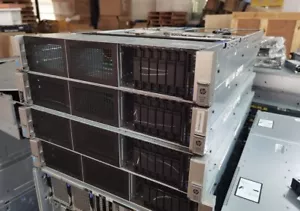 HP DL560 G9 Gen9 +4x E5-4627V3 128G HPE Intelligent Array P440ar 8 Dish 2.5-inch - Picture 1 of 3