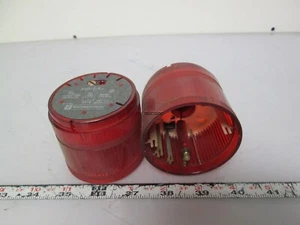 Lot of 2 Telemecanique XVA-LC4-R Stack Light Lens 220VAC - Picture 1 of 3