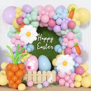 Easter Balloon Arch Garland Kit, 154PCS Happy Easter Party Decorations with Bunn - Picture 1 of 12