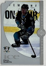 Mint! Paul Kariya! 1997-98 Upper Deck Ice Lethal Lines