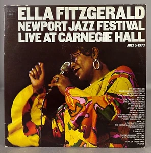 ELLA FITZGERALD NEWPORT JAZZ/LIVE AT CARNEGIE HALL 1973 CANADA 2 LPs KG 32557 - Picture 1 of 12