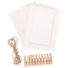 20 Pcs Picture Display Frames Paper Photo Wall Collage Peg Card Easel