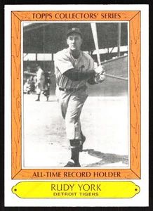 1985 Topps Woolworth Record Holders Rudy York #43 Detroit Tigers Card - Picture 1 of 2