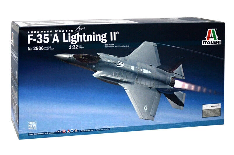 Italeri 2506 Lockheed Martin F-35A Lightning II 1:32 Plastic Model Kit