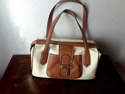 Eric Javits Mujer Bolso Doctor Cartera Imitación Charol/Cuero Repujado Foto 1 de 4