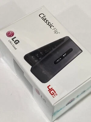 LG Classic Flip L125DL TracFone Unlocked GSM CDMA 8G VoLTE Camera Flip Phone NEW - Image 1 of 4
