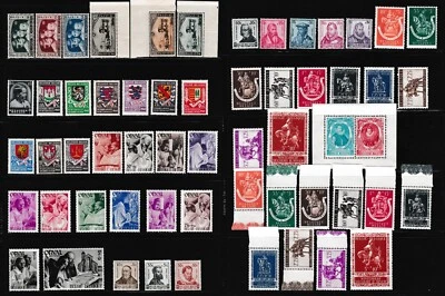 Belgium Year Set appr 1900s-1940s? Mixed Mint & Used Selection Z3374 - Image 1 of 4