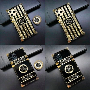 For Samsung Galaxy S22 S21 S20 S10 Luxury Gold Flower Case Cover Note 20 - Picture 1 of 14