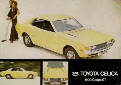 Toyota Celica 1600 ST Coupe 1971-72 UK Market Single Sheet Sales Brochure - Image 1 of 2