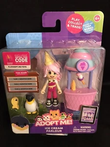 Adopt Me Ice Cream Parlour 5 Piece Play-Set w/ Task Board & Virt. Code - Picture 1 of 5