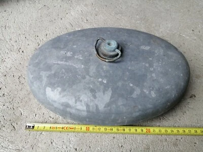 ancienne grande bouillotte fer blanc tôle galvanisée - Photo 1/3