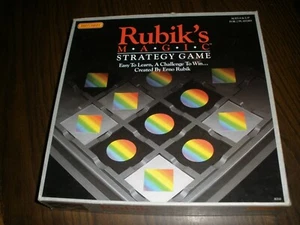 RUBIK'S MAGIC STRATEGY GAME MATCHBOX COMPLETE 1987 #8350 - Picture 1 of 5