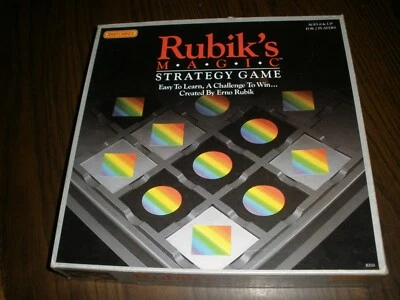 RUBIK'S MAGIC STRATEGY GAME MATCHBOX COMPLETE 1987 #8350 - Image 1 of 4
