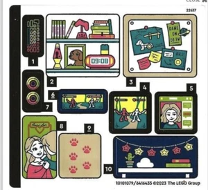 LEGO Friends 41755 Sticker Sheet Nova's Room - Picture 1 of 1