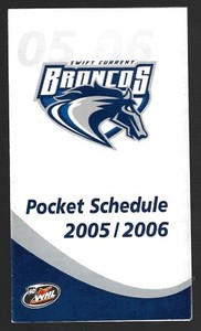 2005-06 Swift Current Broncos WHL Hockey Schedule !!! The Eagle 94.1