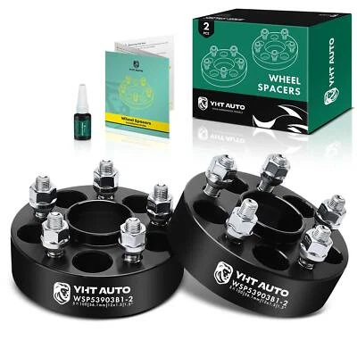 New 2Pcs 5x100 to 5x100mm Wheel Spacer 1.5" M12x1.25 Studs 56.1mm for Saab 9-2X - Image 1 of 4