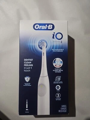 Oral-B iO Series 2 Branco Novo em Folha Grátis S&H  - Imagem 1 de 4