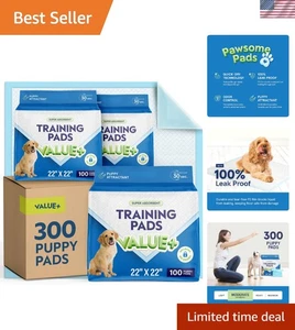 Assorbente Cuscinetti per Cuccioli 300-Count - Superficie ad Asciugatura Rapida 22x22 - Foto 1 di 9
