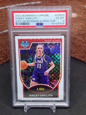 2023-24 Bowman University Chrome - 2007-08 Bowman Hailey Van Lith #07B-26... - Image 1 of 2