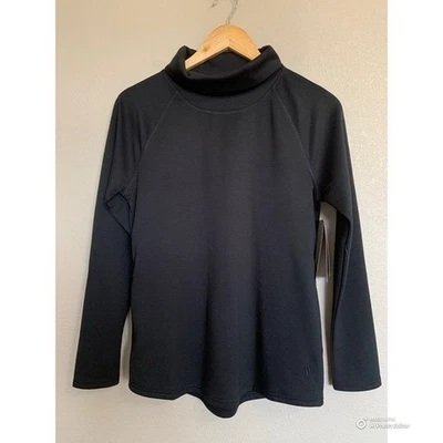 Skechers XS Black GoWalk Skechcloud Tunic Top Turtleneck NWT - Image 1 of 4