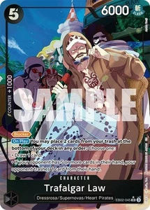 One Piece Trafalgar Law (Alternate Art) - EB02-045 - SR - Foil, Lightly Played E - Imagen 1 de 1
