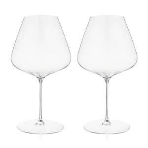 Definition Burgundy Glass, European Made Long Stem Red Wine Glasses for Weddi... - Bild 1 von 9