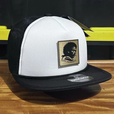 Gorra de béisbol para hombre Jimi Hendrix espuma camionero gorra snapback camionero negra/blanca Foto 1 de 4