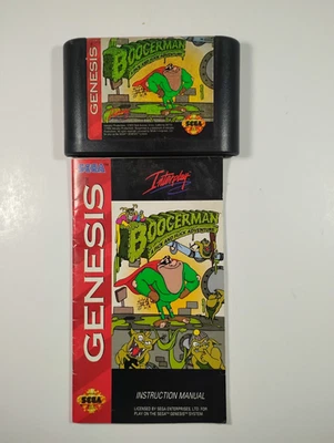 Sega Genesis Boogerman Wit Manual  - Image 1 of 4