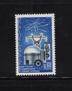 Francia 1965 Energía Atómica, Reactor Central Eléctrica, Molécula con Átomos MNH SC 1104 - Imagen 1 de 1